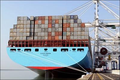 Movimiento portuario cayó un 6,8 por ciento en 2009 por la crisis