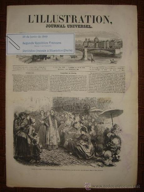 Periodico L'illustration 'Journal 
Universel' - 23 de Junio de 1849 - Totalmente Completo (Papel - Revistas
 y Periódicos Antiguos (hasta 1.939))