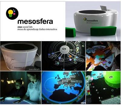 Mesosfera: mesa de aprendizaje lúdico interactiva
