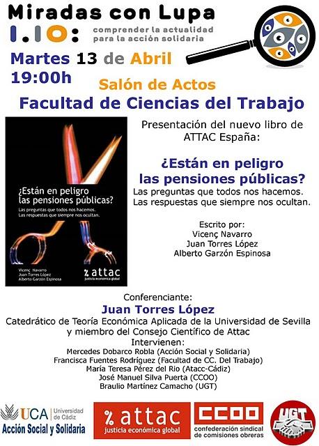 Convocatorias: Un Martes con ATTAC