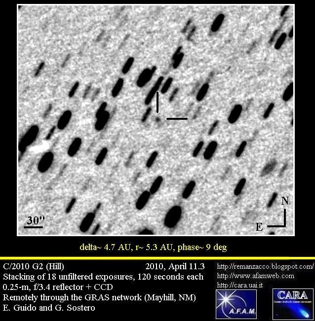 Nuevo cometa: C/2010 G2 (HILL)