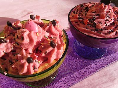 Mousse de fresas