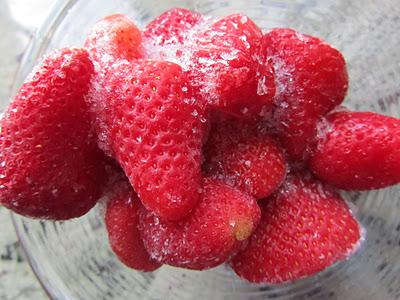 Mousse de fresas