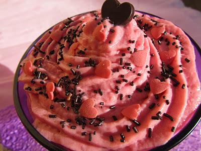 Mousse de fresas