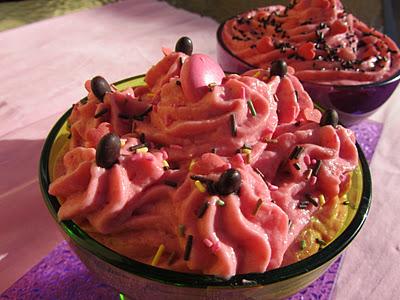 Mousse de fresas