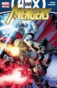 Portada alternativa de Walter Simonson para Avengers Nº 26 – Cruce con AvX