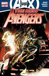 Portada de New Avengers Nº 26 – Cruce con AvX