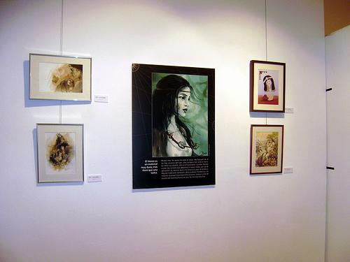 Inauguración de la Exposición colectiva de ilustradores canarios