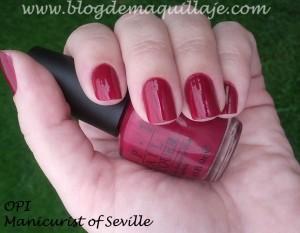 Selección de esmaltes de uñas rojos