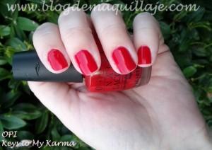 Selección de esmaltes de uñas rojos