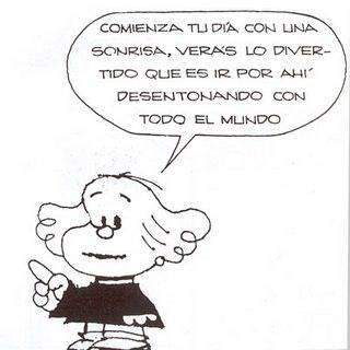 Una sonrisa para molestar