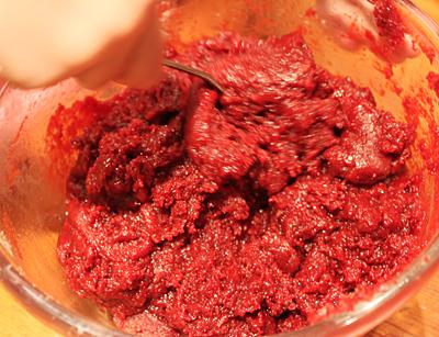 Receta: barras red velvet