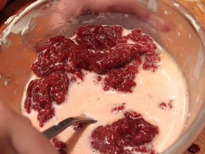 Receta: barras red velvet