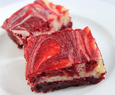 Receta: barras red velvet