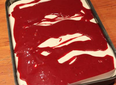 Receta: barras red velvet