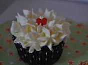 Cupcake chocolate frosting Champán...