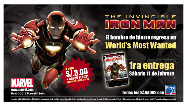 HOY en Perú 21: The Invencible Iron Man, World's Most Wanted