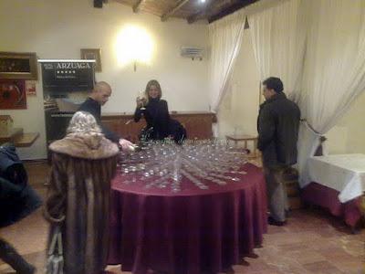 Bodega restaurante Arzuaga... y cecina.