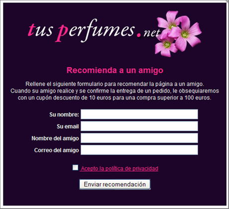 recomienda a un amigo Colaboración con Tusperfumes.net