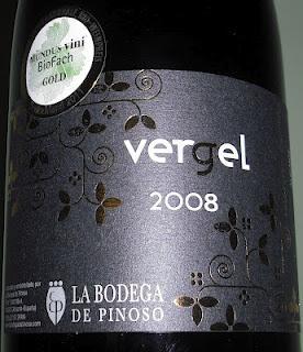 Vergel Selección Barricas 2008, de La Bodega de Pinoso