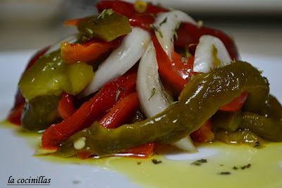 ENSALADA DE PIMIENTOS ASADOS