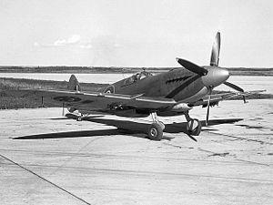 El  avión Supermarine Seafire