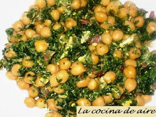 GARBANZOS CON ESPINACAS