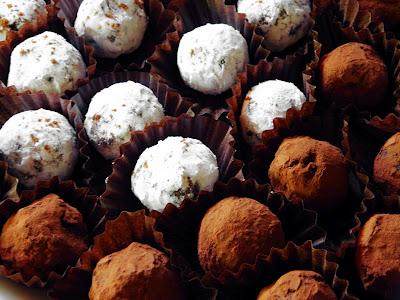 Trufas de naranja al Pedro Ximénez