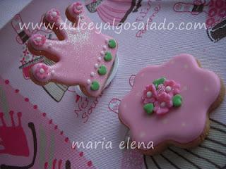 Galletas decoradas...de color de rosa!!