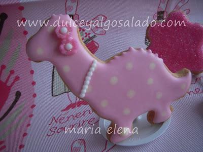 Galletas decoradas...de color de rosa!!