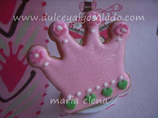 Galletas decoradas...de color de rosa!!