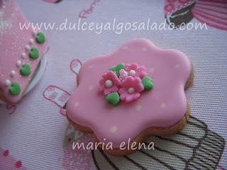 Galletas decoradas...de color de rosa!!