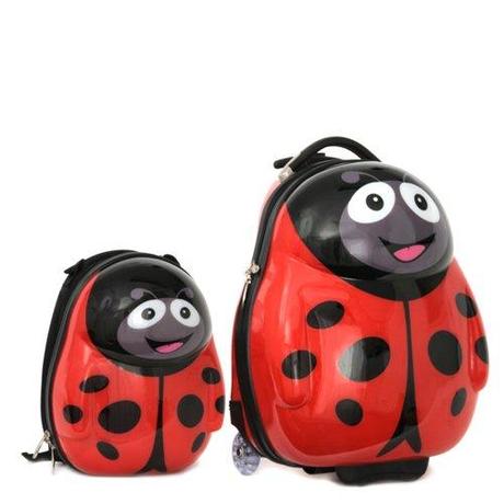 Maleta niños mariquita ¡un, dos, tres, despegamos!