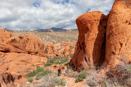 Cañón de roca roja