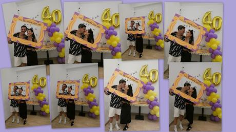 Tarta para Paris 40 Cumpleaños. Sin Huevo