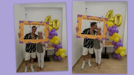 Tarta para Paris 40 Cumpleaños. Sin Huevo