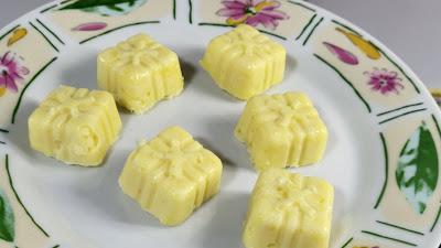 Bombones de chocolate blanco