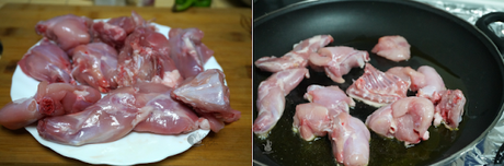 Arroz con conejo y setas