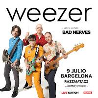 Concierto de Weezer y Bad Nerves en Razzmatazz