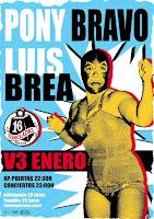 Concierto de Pony Bravo y Luis Brea en 16 Toneladas