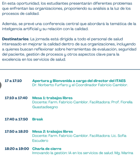 Jornada Académica de Calidad