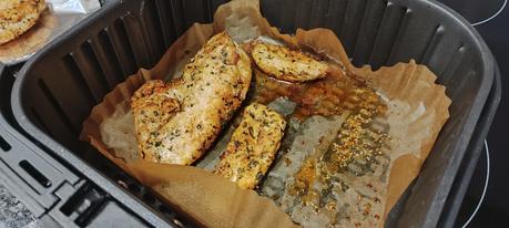 (Receta) Pechugas de pollo asadas en freidora de aire (Receta) Pechugas de pollo asadas en freidora de aire