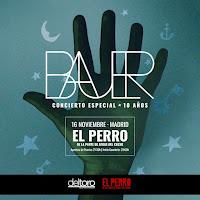 Concierto de Bauer en El perro de la parte de atrás del coche