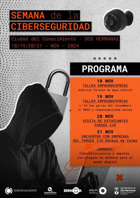 El ayuntamiento impulsa la «I semana de  ciberseguridad ciudad del conocimiento»