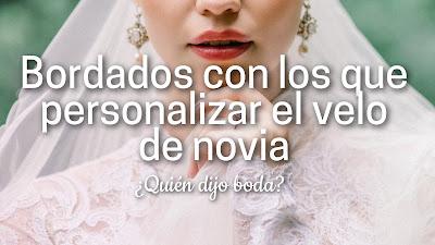 Bordados con los que personalizar el velo de novia