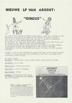 Argent - Circus (1975)