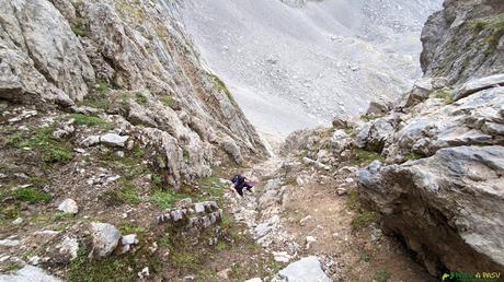 Tramo intermedio de la Pasada del Siete