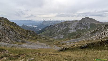 Vista de la Vega del Meicín desde las inmediaciones de la Forqueta del Portillín