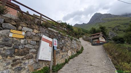 Inicio del Camino al Refugio del Meicín en Tuiza de Arriba
