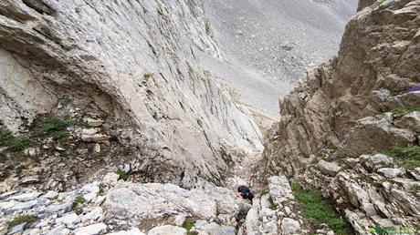 Tramo inferior de la Pasada del Siete